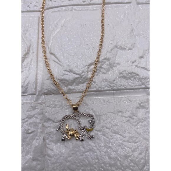 Mother and Daughter  Elephant Necklace Pendant - Picture 7 of 9